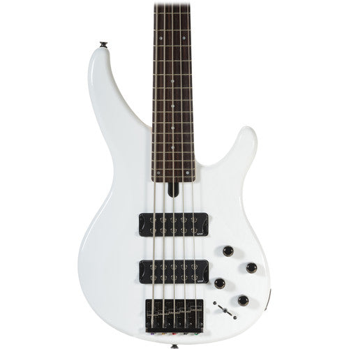 Yamaha TRBX305 Bass Guitar 5-String Bass - White Gloss Finish