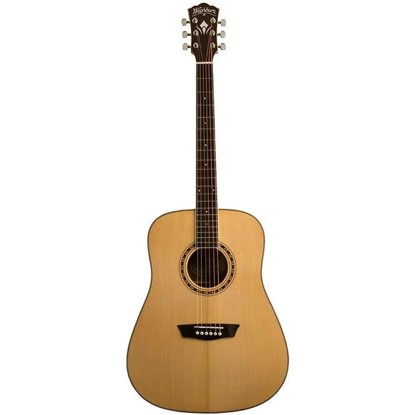 Washburn WD10SLH - Heritage Series - Left Handed Acoustic Guitar - Natural Gloss Finish