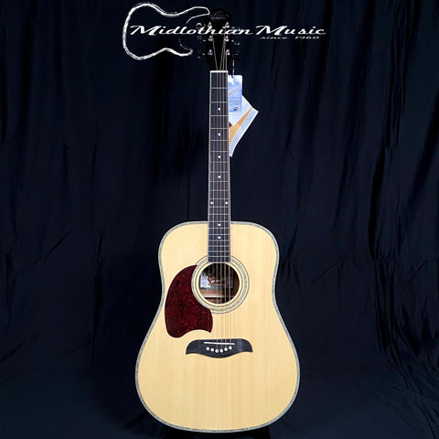 Oscar Schmidt By Washburn - OG2NLH - 6-String Left Handed Acoustic Guitar - Natural Gloss Finish