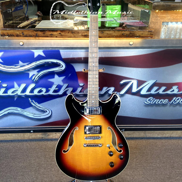 Ibanez AS73-BS - Semi Hollow Electric Guitar - Brown Sunburst Gloss Finish NEW! DISCOUNTED!