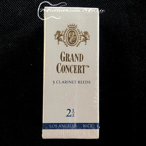 La Voz Grand Concert - 5 Clarinet Reeds - Size 2.5 - Box Of 5 - New Old Stock!