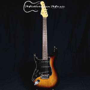 G&L Tribute Legacy - Left-Handed Electric Guitar - 3-Tone Sunburst Gloss Finish