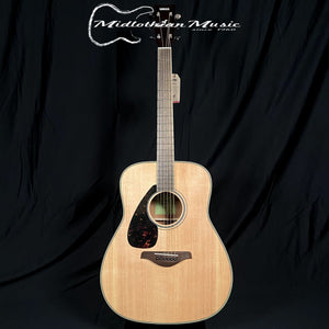 Yamaha FG820 - Dreadnought Left-Handed Acoustic Guitar - Natural Gloss Finish