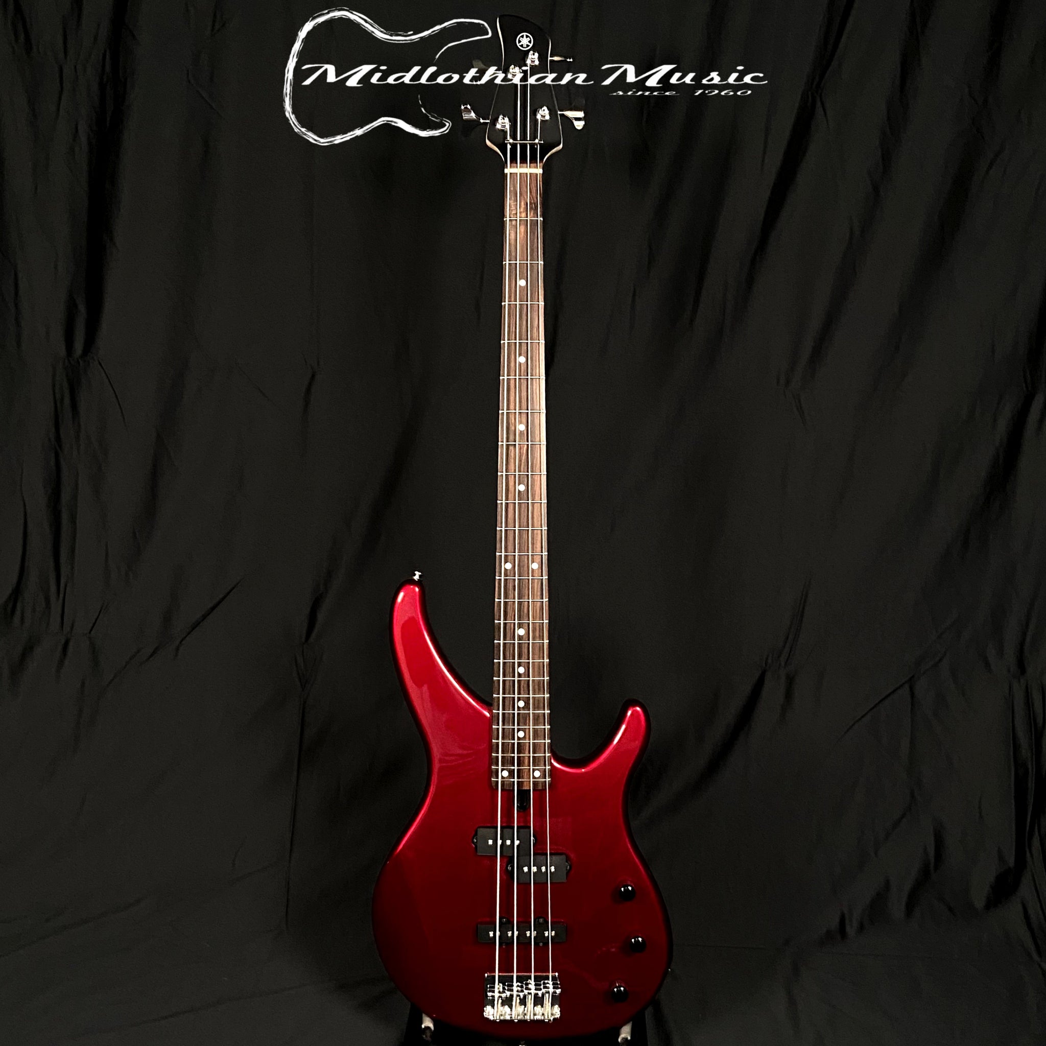 Yamaha TRBX174 4-String Bass Guitar - Red Metallic Gloss Finish