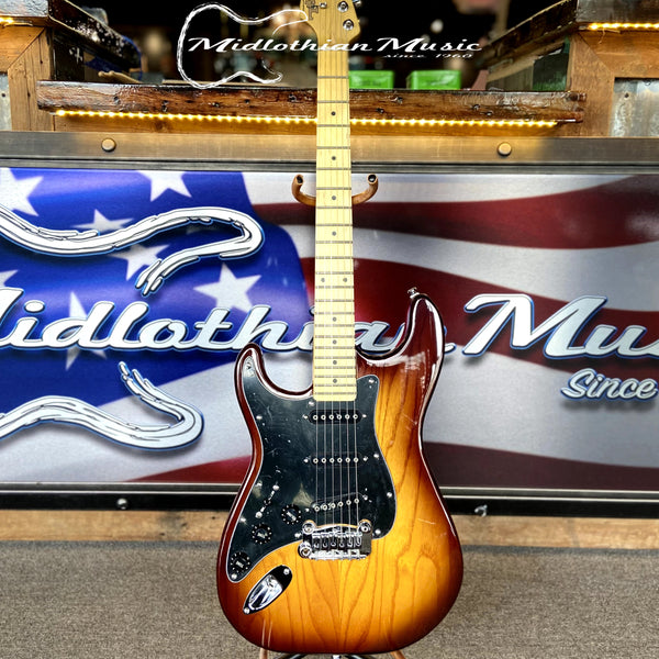 G&L Tribute Series - S500 - Left Handed Electric Guitar - 3-Tone Tobacco Sunburst Gloss Finish