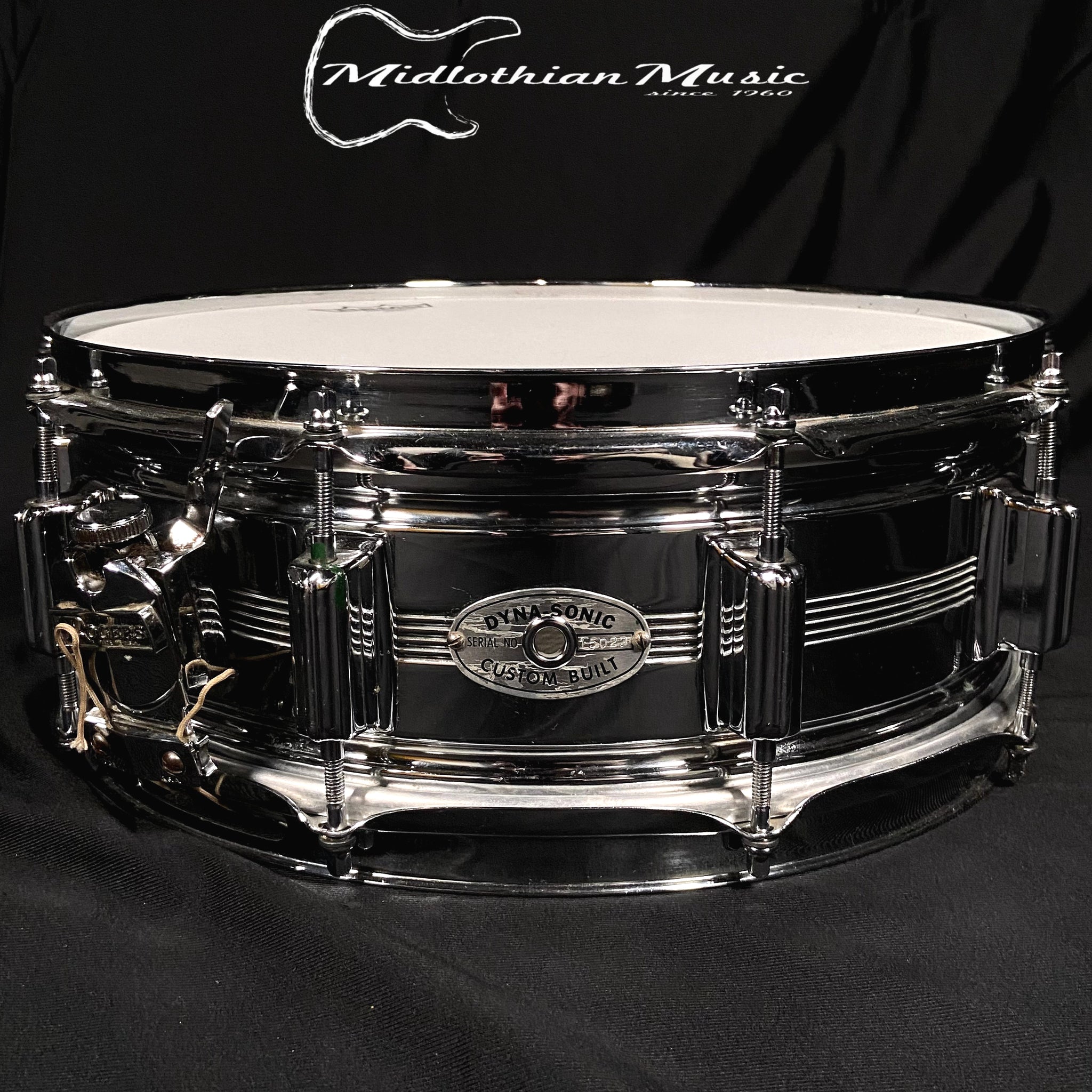 Rogers - Dyna Sonic - 14x5" Custom Built Vintage Snare Drum - Chrome Finish USED