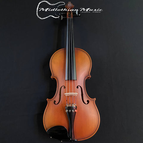 Knilling 4/4 Violin - 5K Knilling Bucharest Outfit (Bow & Case) w/Free Setup - Natural Satin Finish