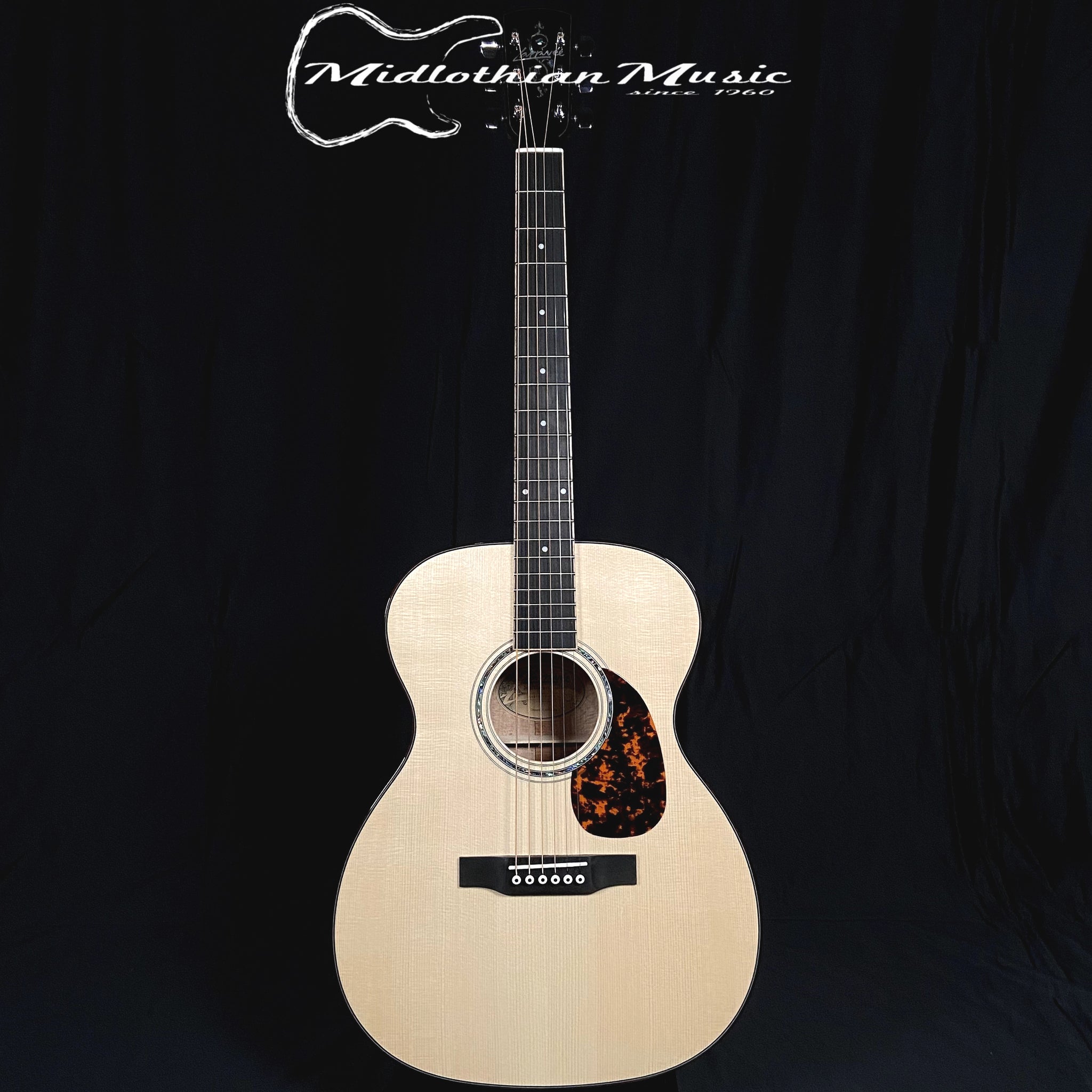 Larrivee OM-09 Silver Oak Custom 6-String Acoustic Guitar w/Case - Natural Gloss Finish (139382)