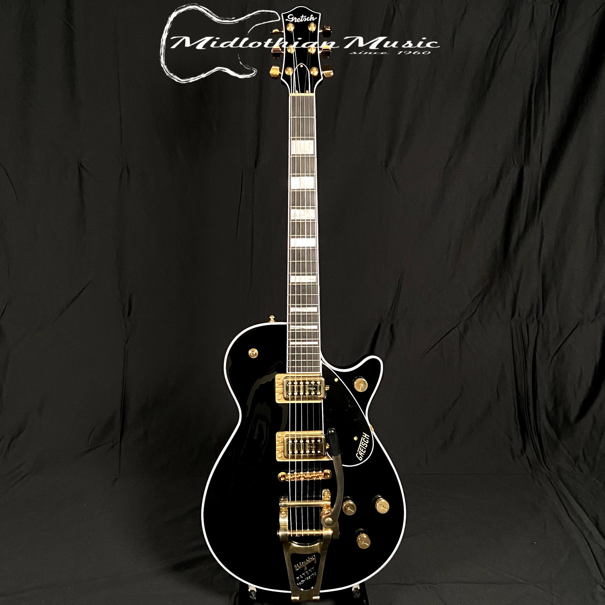 Gretsch G6228TG Players Edition Jet BT w/Bigsby & Gold Hardware + Case - Midnight Sapphire Finish