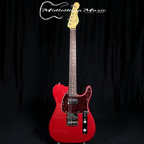 G&L Tribute ASAT Classic Bluesboy Electric Guitar - Candy Apple Red Gloss Finish