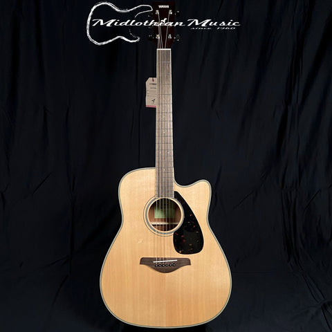 Yamaha FGX820C Acoustic-Electric Dreadnought Cutaway - Natural Gloss Finish