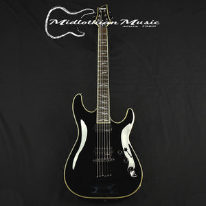 Schecter C-1 Blackjack Electric Guitar - Gloss Black Finish