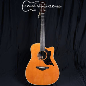 Yamaha A3R ARE Dreadnought Cutaway Solid Wood - Vintage Natural Gloss Finish w/Gig Bag