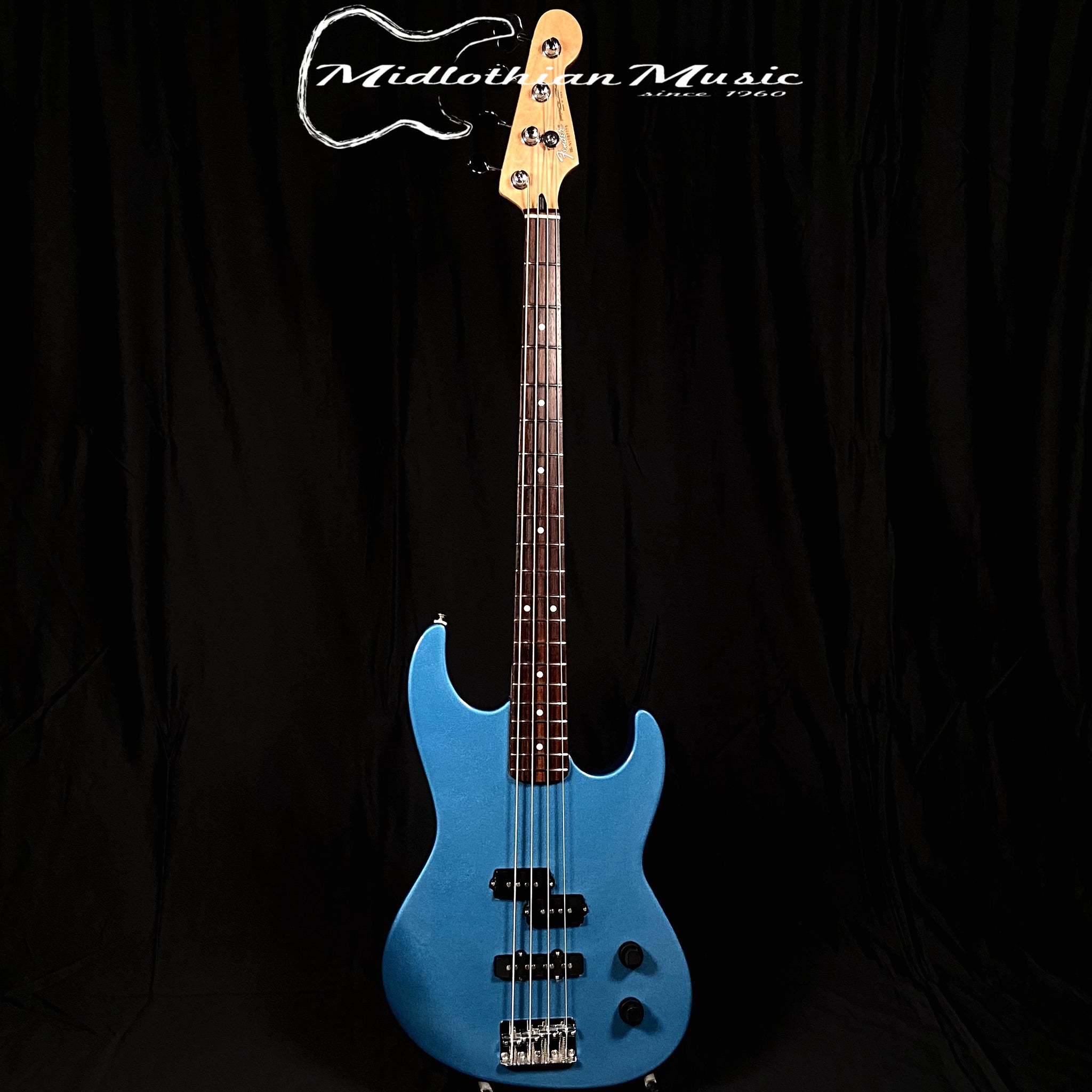 Fender USA Prodigy 4-String PJ Bass w/Stacked Controls - 1991 - Gloss Blue Finish USED