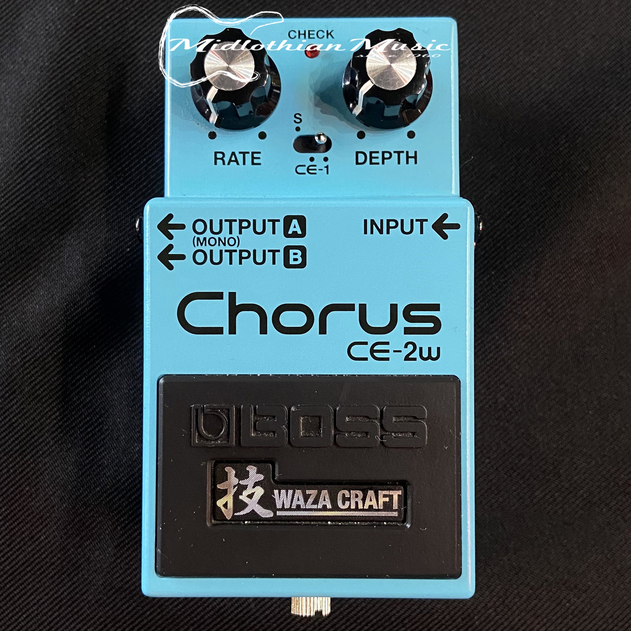 Boss CE-2W - Waza Craft - Chorus Pedal - Blue Finish w/Original Box USED