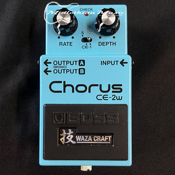 Boss CE-2W - Waza Craft - Chorus Pedal - Blue Finish w/Original Box USED