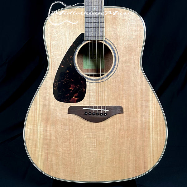 Yamaha FG820 - Dreadnought Left-Handed Acoustic Guitar - Natural Gloss Finish