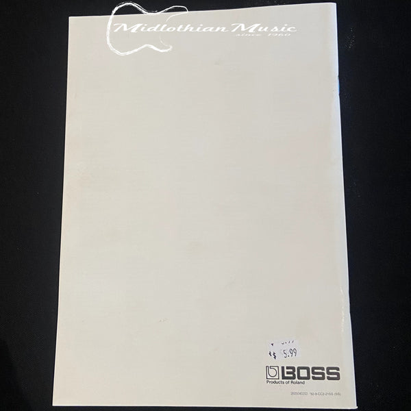 Boss Dr. Synth DS-330 Owners Manual - New Old Stock