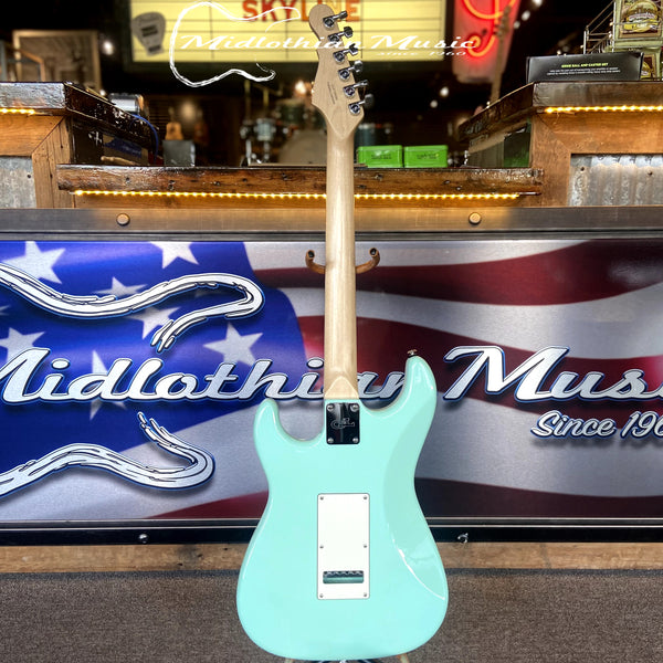 G&L USA Legacy - 6-String Electric Guitar - Surf Green Gloss Finish w/Case