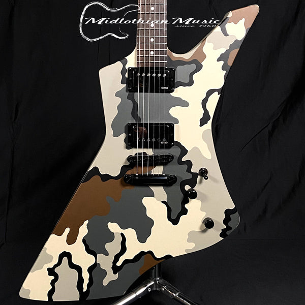 ESP LTD James Hetfield Signature Snakebyte Electric Guitar - Camo Satin Finish w/Case USED