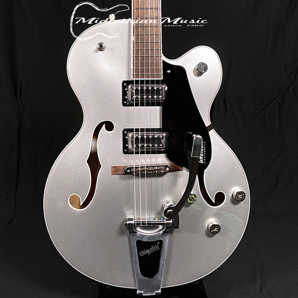 Gretsch G5420T - Electromatic Classic Hollowbody Single-Cut Electric Guitar w/Bigsby - Airline Silver Finish