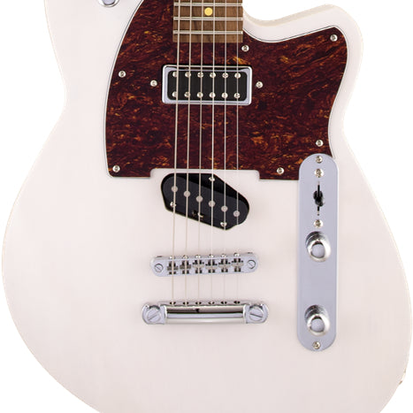 Reverend Buckshot - Roasted Pau Ferro Fingerboard - Electric Guitar - Transparent White