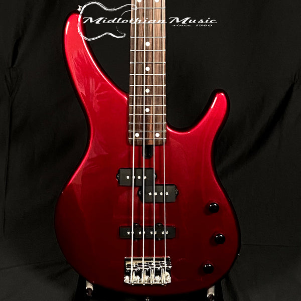 Yamaha TRBX174 4-String Bass Guitar - Red Metallic Gloss Finish