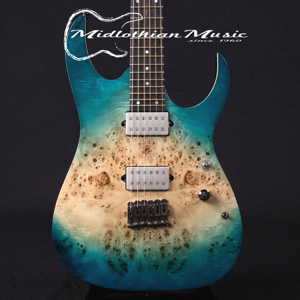 Ibanez Premium RG1121PB - Caribbean Islet Flat Finish w/Gig Bag (Display Model/Discounted)