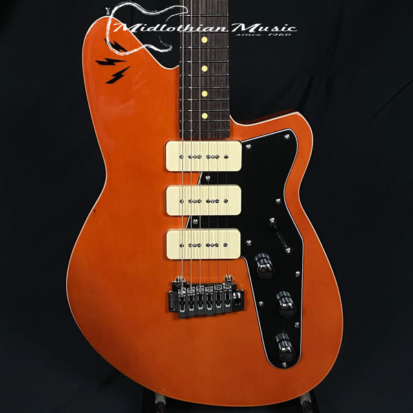 Reverend - Ron Asheton Jetstream 390 Signature - Electric Guitar - Rock Orange Gloss Finish