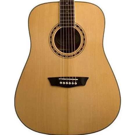 Washburn WD10SLH - Heritage Series - Left Handed Acoustic Guitar - Natural Gloss Finish