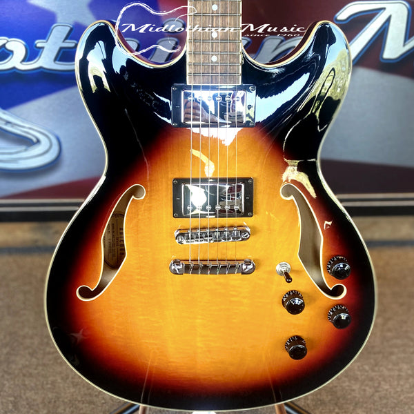 Ibanez AS73-BS - Semi Hollow Electric Guitar - Brown Sunburst Gloss Finish NEW! DISCOUNTED!