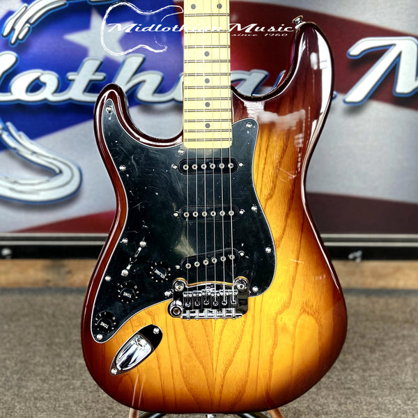 G&L Tribute Series - S500 - Left Handed Electric Guitar - 3-Tone Tobacco Sunburst Gloss Finish