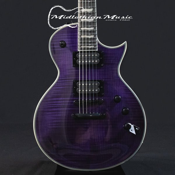 ESP LTD EC-1000 Electric Guitar - See Through Purple Gloss Finish (Open Box/Demo Model)