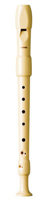 Hohner Melody Blockflote - 9509 C Soprano 1 Recorder w/Carry Bag