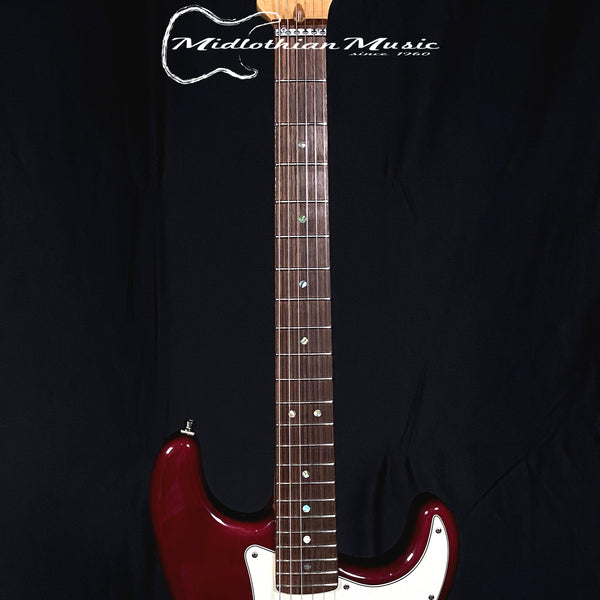 Fender 1998 USA Deluxe Stratocaster - Red Transparent Gloss Finish w/Case USED