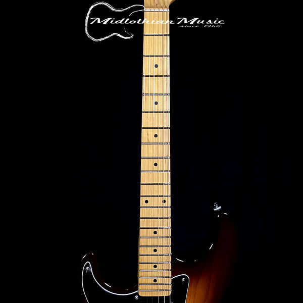 G&L Tribute Series - S500 - Left Handed Electric Guitar - 3-Tone Tobacco Sunburst Gloss Finish