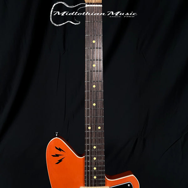 Reverend - Ron Asheton Jetstream 390 Signature - Electric Guitar - Rock Orange Gloss Finish