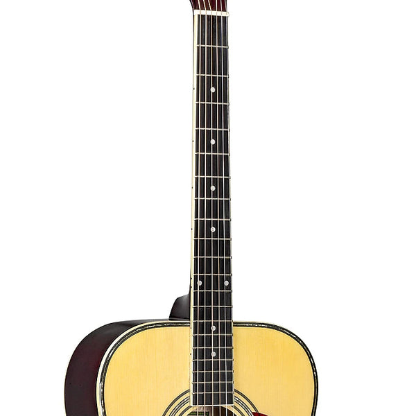 Oscar Schmidt By Washburn - OG2NLH - 6-String Left Handed Acoustic Guitar - Natural Gloss Finish