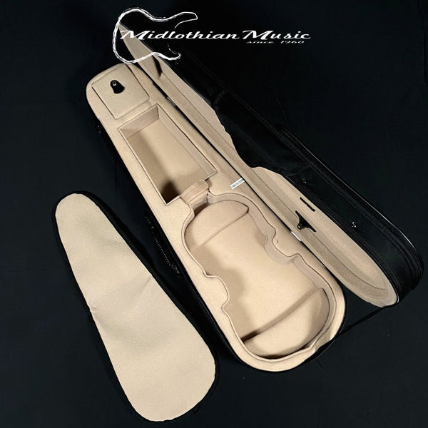 Palatino - 1/2 Violin Case - Nylon Hardshell & Foam Inside w/Carry Strap & Accessory Compartment