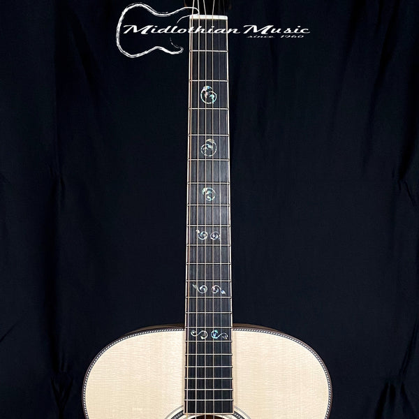 Larrivee OM-40 Silver Oak Deluxe Acoustic Guitar w/Case - Natural Satin Finish (139075)