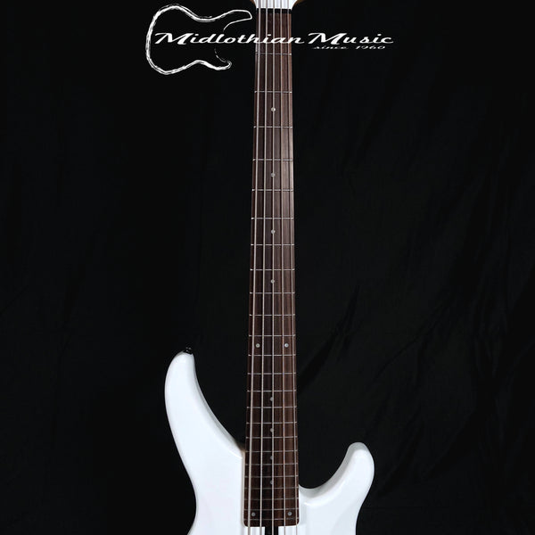 Yamaha TRBX305 Bass Guitar 5-String Bass - White Gloss Finish