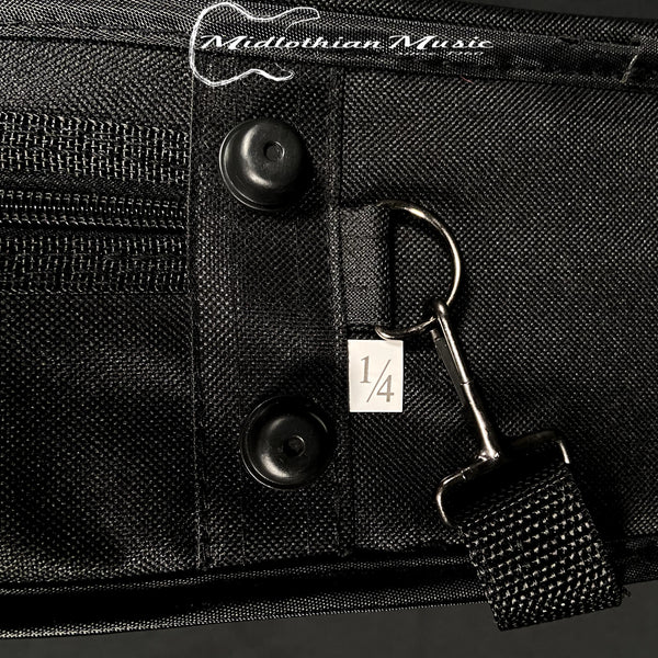 Palatino - 1/4 Violin Case - Nylon Hardshell & Foam Inside w/Carry Strap & Accessory Compartment