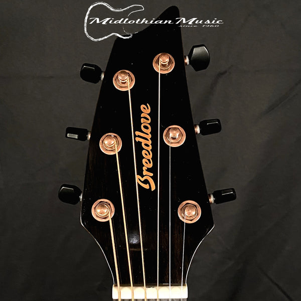 Breedlove ECO Pursuit Exotic S Concert CE Acoustic-Electric Guitar - Tiger's Eye Myrtlewood Gloss Finish