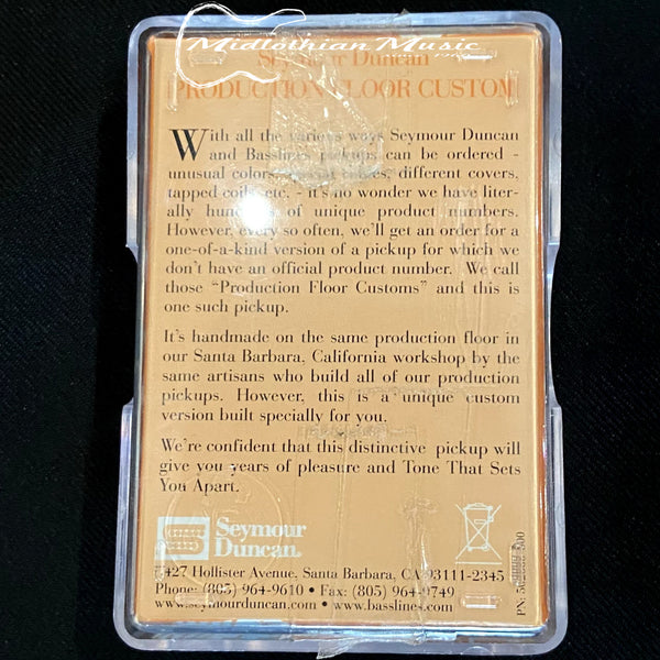 Seymour Duncan SH-55n - Seth Lover Model Humbucker - NO Cover (Production Floor Custom) (11820 - 26)