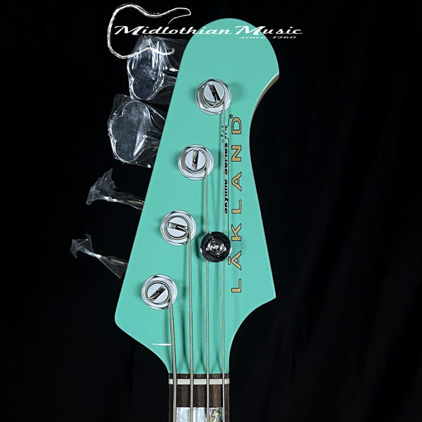 Lakland Skyline 44-64 Custom PJ - 4-String Bass Guitar - Seafoam Green Finish