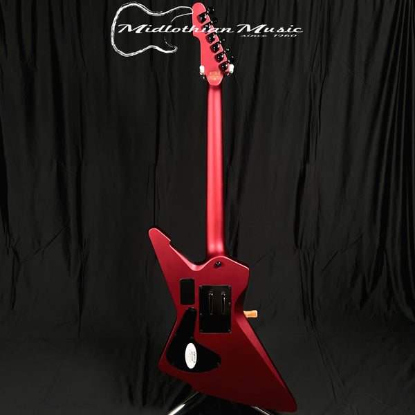 Schecter E-1 FR S (Floyd Rose + Sustainac) Special-Edition Electric Guitar - Satin Candy Apple Red Finish