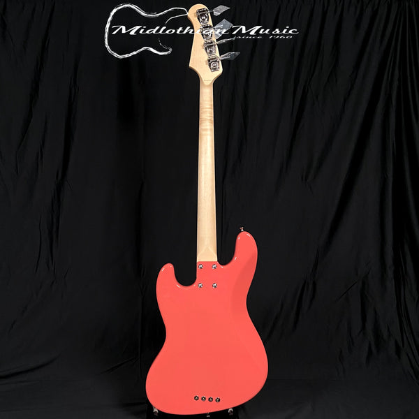 Lakland USA 44-60 Custom Jazz Bass - 4-String - Coral Gloss Finish w/Case DISCOUNTED