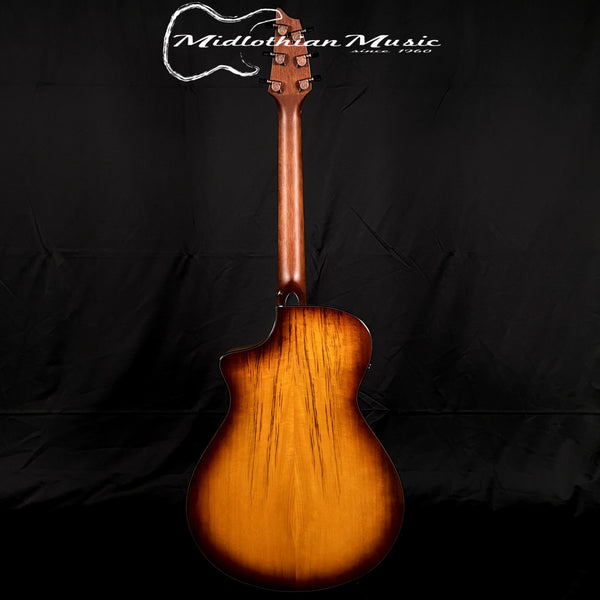 Breedlove ECO Pursuit Exotic S Concert CE Acoustic-Electric Guitar - Tiger's Eye Myrtlewood Gloss Finish