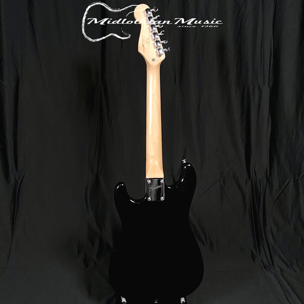 Fender - Squier Mini (3/4 Size) Stratocaster Electric Guitar - Black Finish w/Laurel Fingerboard USED