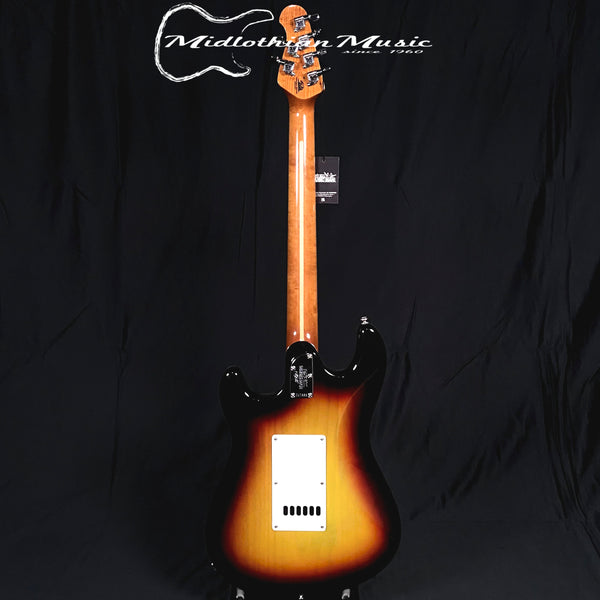 Ernie Ball Music Man - BFR Nitro Cutlass Classic '58 Solidbody Electric Guitar - 58 Burst (Semi Opaque 3-Tone Sunburst) w/Case